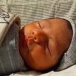 Nose, Hair, Cheek, Skin, Lip, Eyebrow, Mouth, Eyelash, Comfort, Human Body, Neck, Iris, Ear, Baby, Thumb, Toddler, Baby & Toddler Clothing, Baby Sleeping, Bedtime, Baby Products