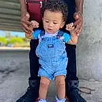 Hair, Footwear, Joint, Hand, Leg, Sleeve, Baby & Toddler Clothing, Gesture, Happy, Finger, Baby, Toddler, Leisure, Sneakers, Child, Electric Blue, Trunk, Fun, Denim, T-shirt, Person