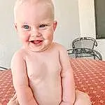 Face, Cheek, Skin, Joint, Smile, Head, Lip, Chin, Mouth, Muscle, Stomach, Human Body, Neck, Iris, Standing, Baby & Toddler Clothing, Baby, Happy, Person, Joy