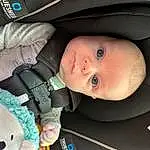 Nose, Cheek, Skin, Eyebrow, Eyes, White, Baby, Baby Carriage, Baby & Toddler Clothing, Headgear, Toddler, Baby In Car Seat, Car Seat, Child, Baby Products, Baby Safety, Auto Part, Comfort, Helmet, Personal Protective Equipment, Person