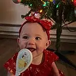 Face, Christmas Tree, Tableware, Smile, Happy, Baby & Toddler Clothing, Christmas Ornament, Baby, Toddler, Christmas Decoration, Costume Hat, Holiday Ornament, Event, Evergreen, Party Supply, Fun, Child, Holiday, Tree, Ornament, Person