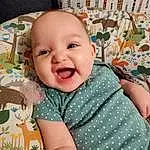 Face, Cheek, Skin, Head, Chin, Smile, Eyes, Facial Expression, Mouth, Baby, Baby & Toddler Clothing, Sleeve, Textile, Iris, Happy, Pink, Toddler, Child, People, Person