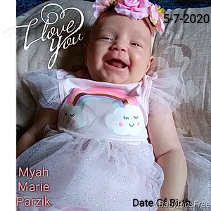 First name baby Myah